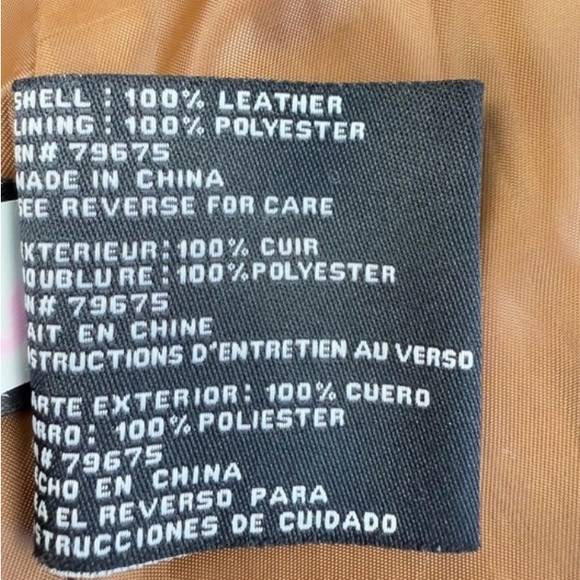 ✨ Michael Kors Genuine Leather Moto Jacket ✨ - Picture 6 of 8